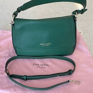 Kate Spade Hudson pebbled leather convertible shoulder bag